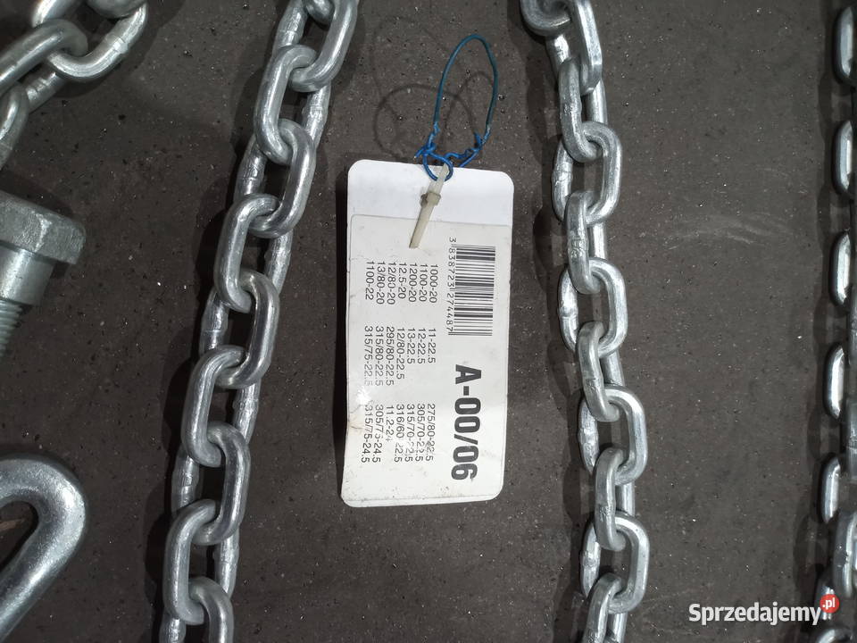 Łańcuchy na koła sekcje do ruszania ciężarowe mazowieckie Siedlce