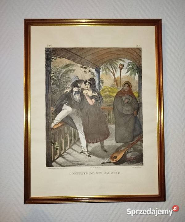 Obraz Lithografia XIX wiek Johann Moritz Opole