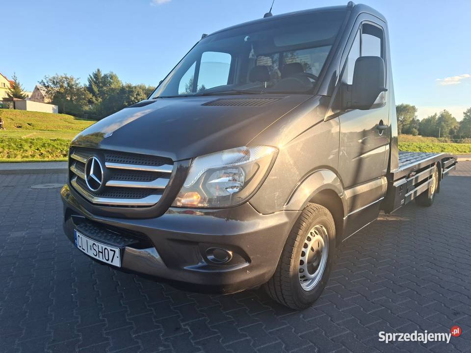 MERCEDES SPRINTER 313 CDI AUTOLAWETA 2015 DMC wspomaganie kierownicy mazowieckie Płock