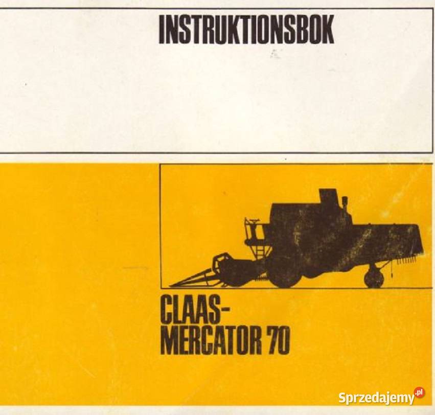 Claas Mercator 70 75 instrukcja obsługi kombajn świętokrzyskie