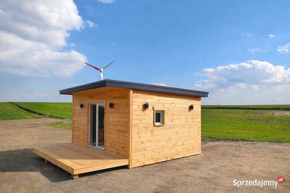Drewniany domek całoroczny 20 m2 taras 10 m2 Grudziądz