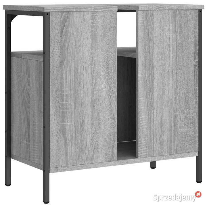 Szafka pod umywalkę szary dąb sonoma 60x30x60 Toaletki