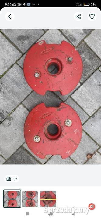 Obciążnik ciężarek honda f810 dzik viking Ogród Grodzisk Wielkopolski