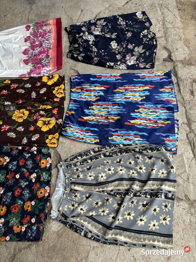 stara kolorowa psódnica spódnice ciuch babci z Kosianka-Trojanówka