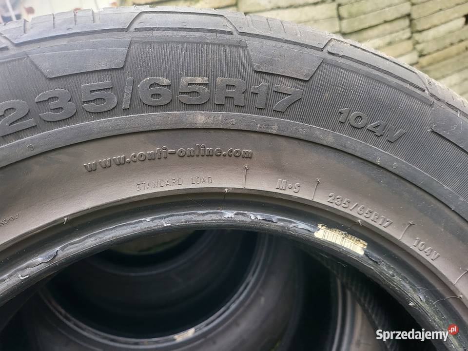 Opony Continental 4x4 Contact 23565R17 MS 17cale Zielona Góra sprzedam