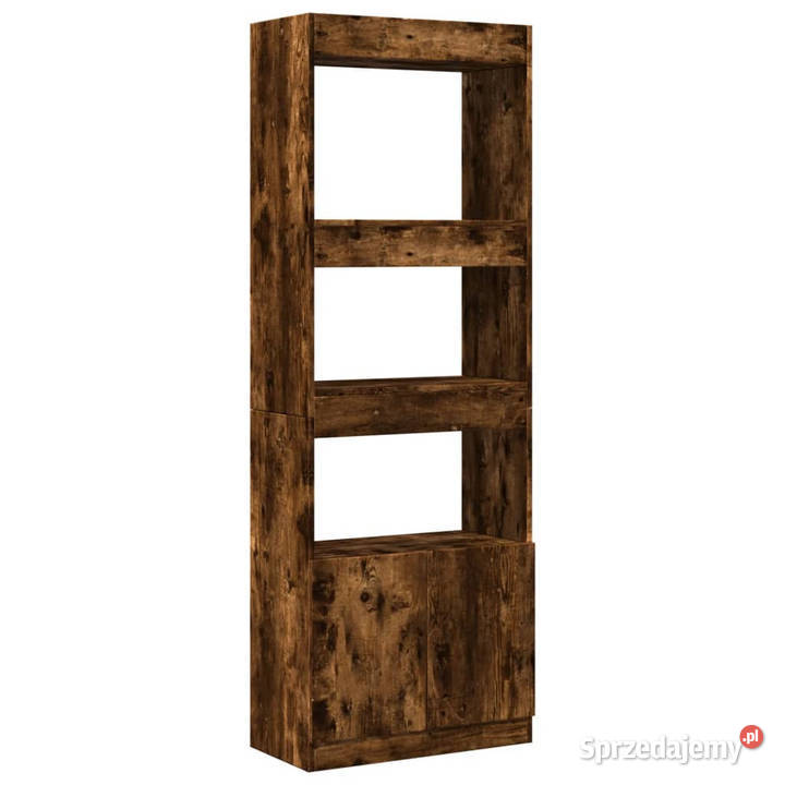 Regał przydymiony dąb 63x33x180 materiał Regały Warszawa sprzedam