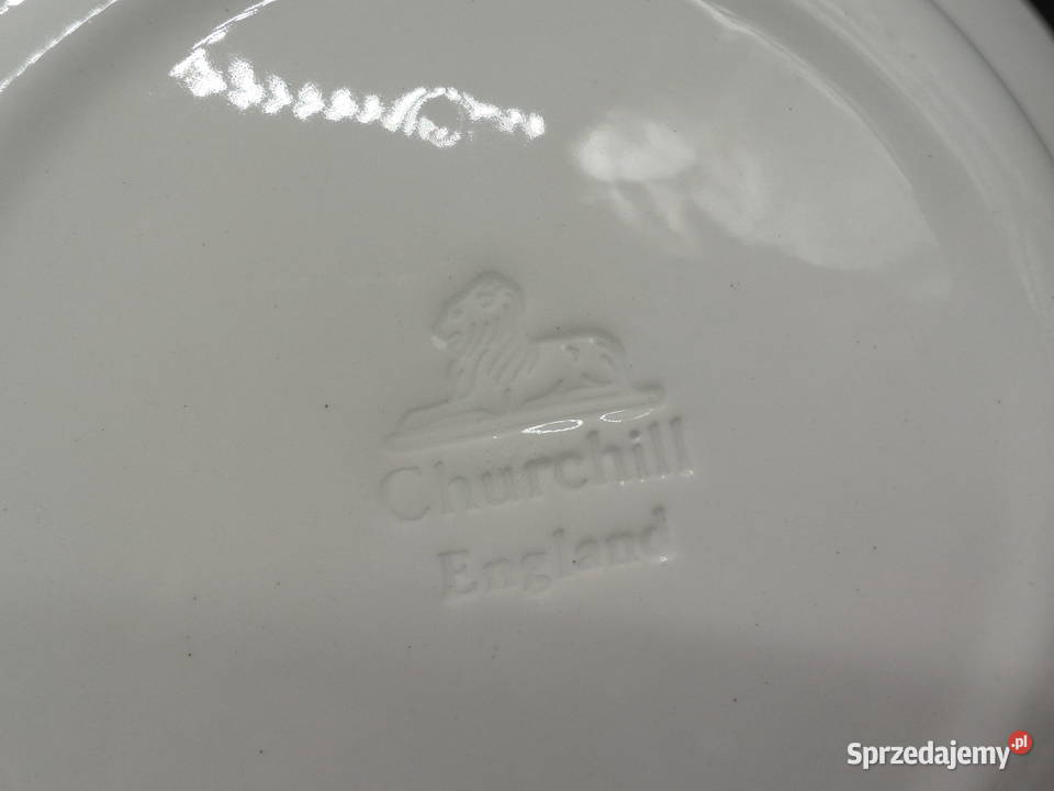 Miskitalerze do zupy Churchill England z Porcelana i szkło