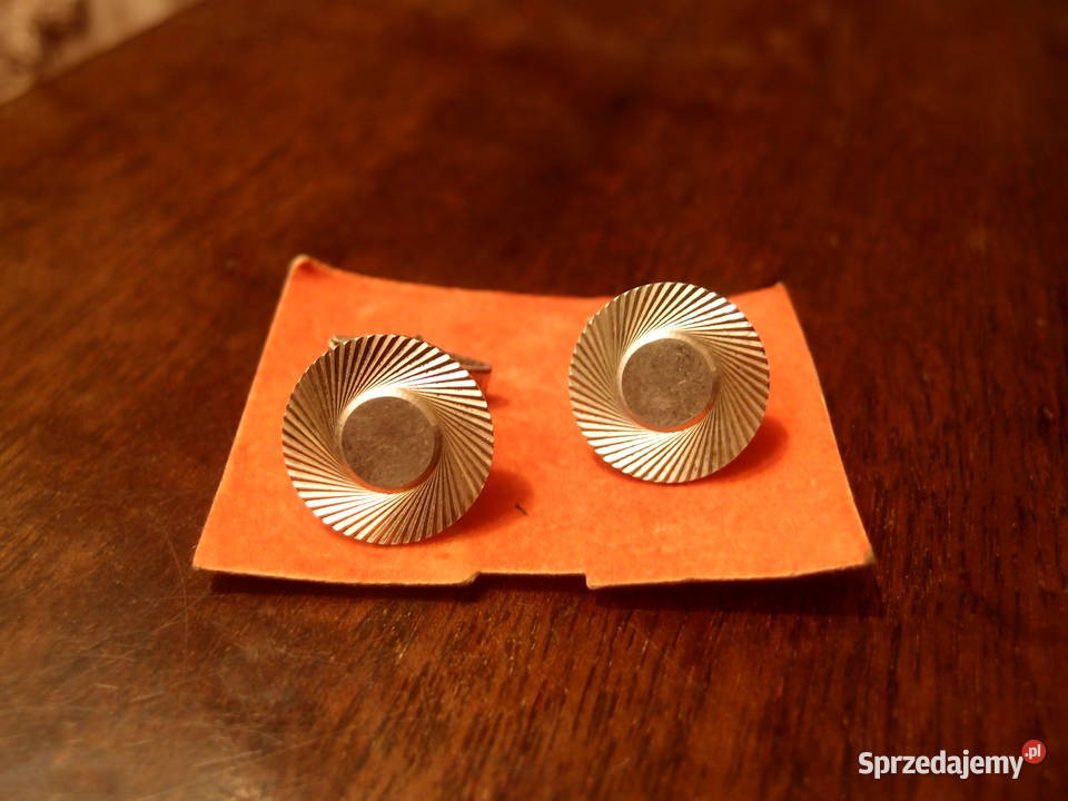 z dawnych lat srebrne spinki do mankietów Łódź