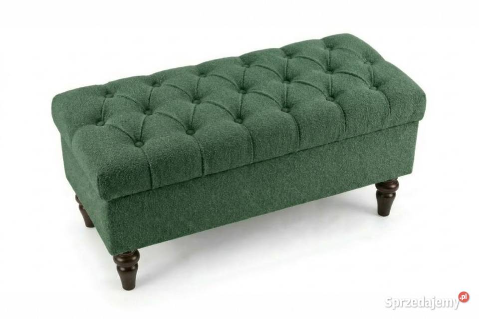 Pufa tapicerowana OLAF pikowana ze schowkiem Ełk