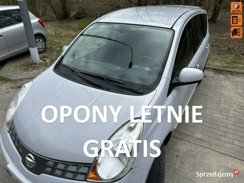 Nissan Note Hands free drugie opony klimatronik kurtyny powietrzne Wejherowo sprzedam