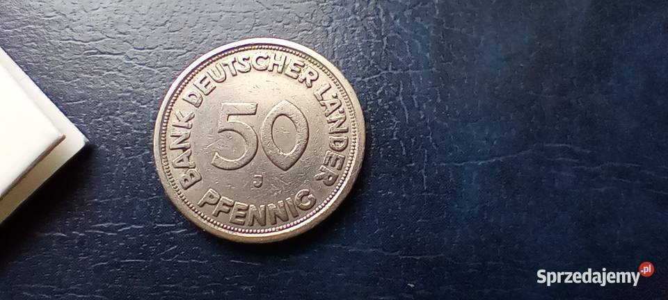 Stare monety 50 fenig 1949 J Niemcy Lesko sprzedam