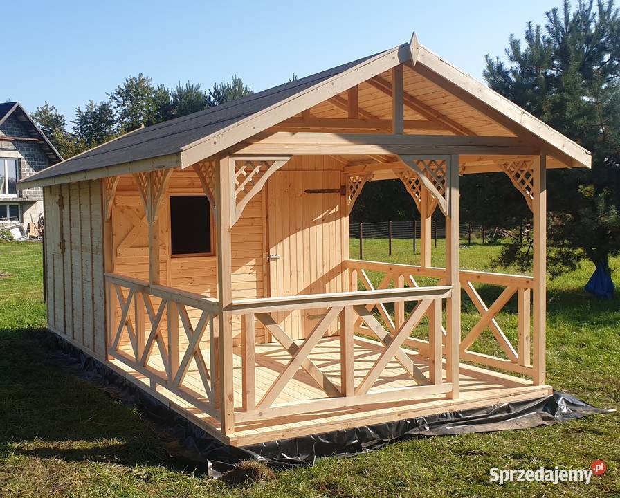 Domek letniskowy ogrodowy drewniany altana Altany i wiaty Zimnowoda