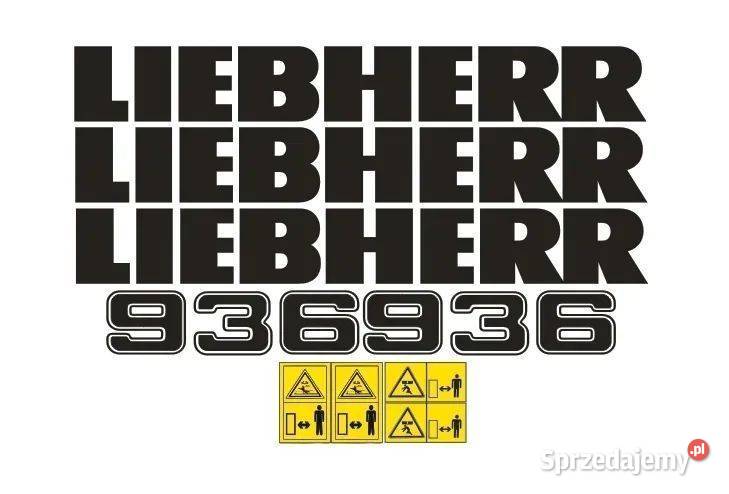 Naklejki oklejenie LIEBHERR 936 Zamiennik mazowieckie Janików