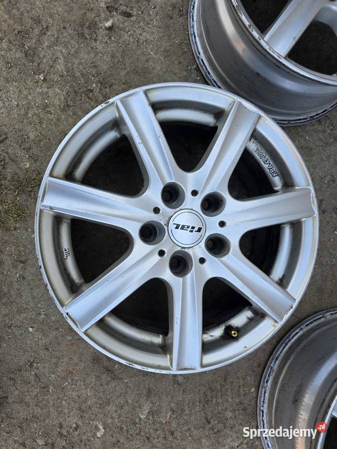4 aluminiowe felgi R 16 7Jx16H2 ET34 BMW E 90 Samochodowe Zagrodno