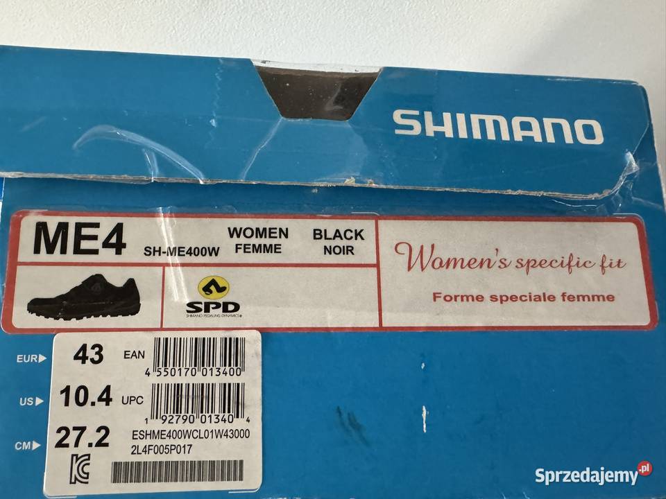 Buty rowerowe XC Shimano ME4 rozmiar 43 272 nowe Poznań
