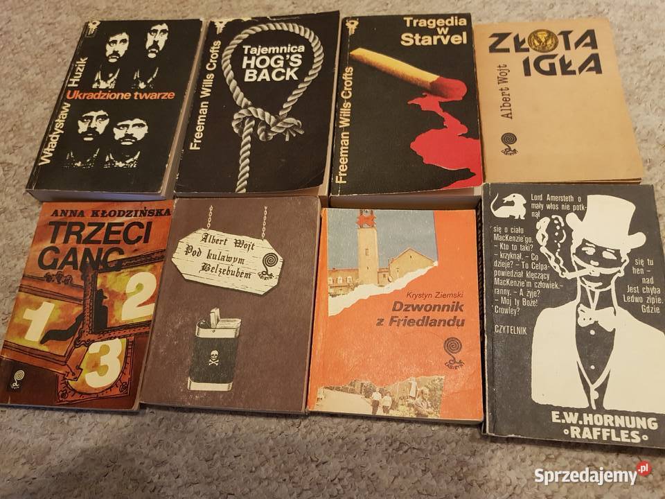 Kryminały z 2 połowy XX wieku 64 sztuki zestaw Pozostałe Pozostałe Poznań