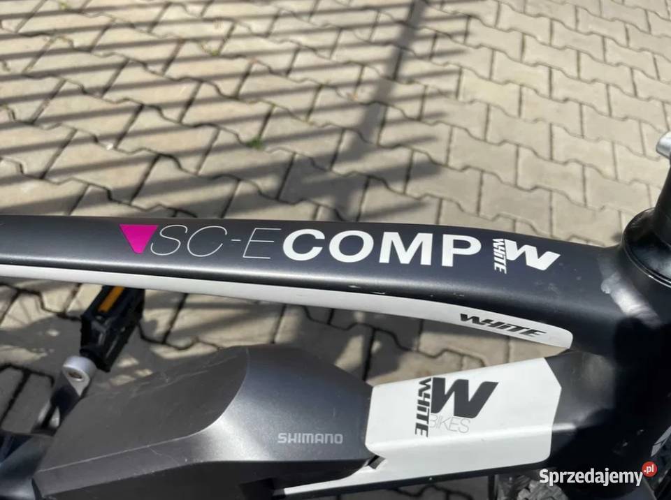 Rower elektryczny SCE Comp White Dębica