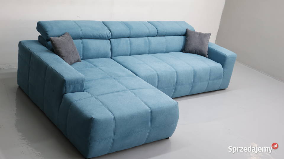 TDW DESIGN narożnik regulowane zagłówki sofa Poznań sprzedam