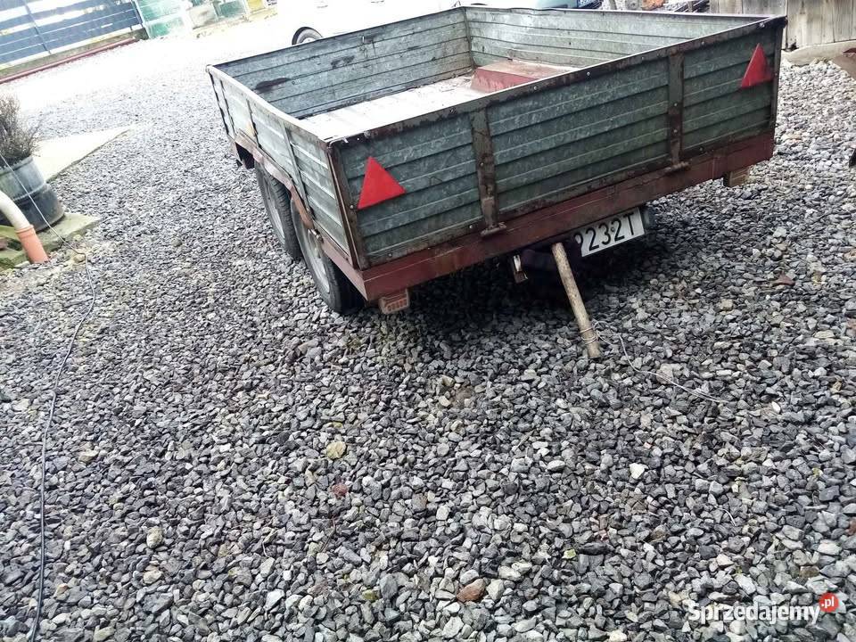 Przyczepka Samochodowa 2 osiowa 170150 koła r13 Do samochodów osobowych Dąbrowa Tarnowska