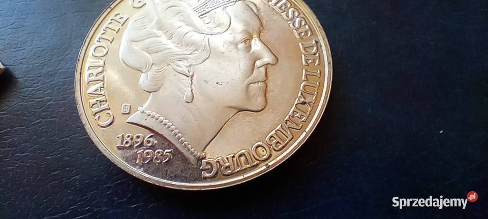 Stare monety 5 ECU 1996 Luksemburg Numizmatyka podkarpackie sprzedam
