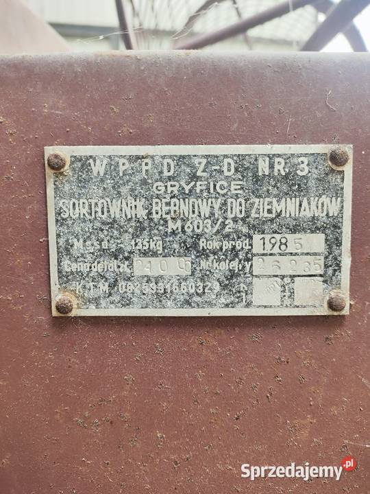 Sortownik bębnowy do ziemniaków Giełczew sprzedam