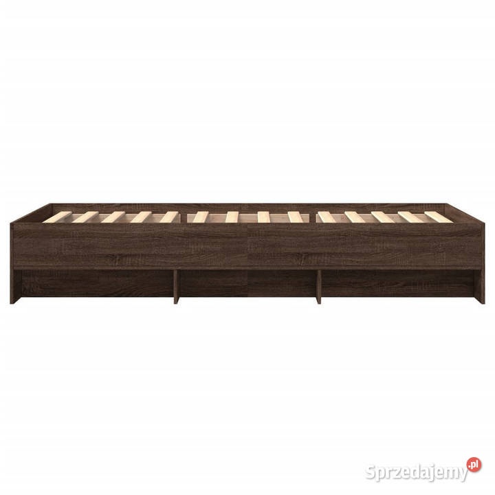 Łóżko bez materaca brązowy dąb 100x200 WM3295673 Warszawa