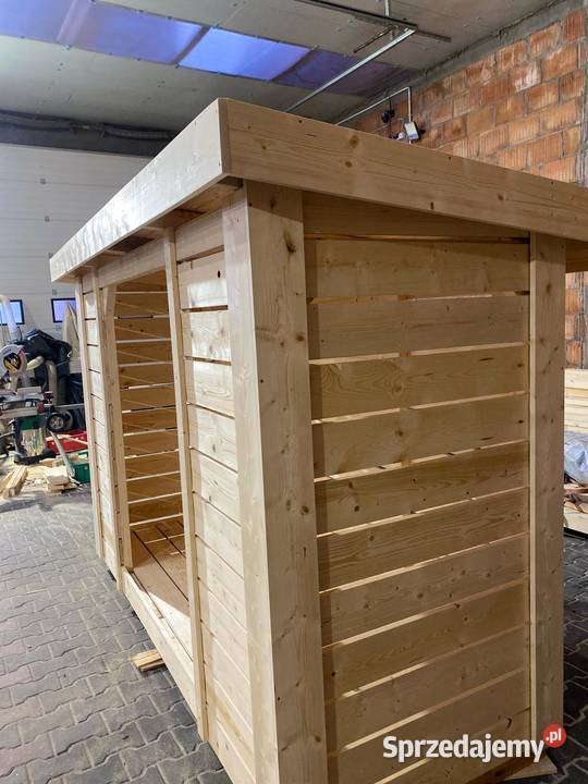 Drewutnia składzik na drewno 266x100x210 Warszawa