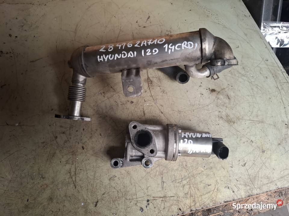 HYUNDAI I2 14 CRDI zawór EGR chłodnica spalin Recyrkulacja spalin EGR Kielce