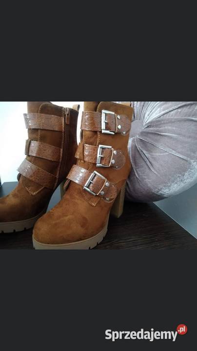 Buty lekko ocieplane obcas 10 Pozostałe Kłobuck