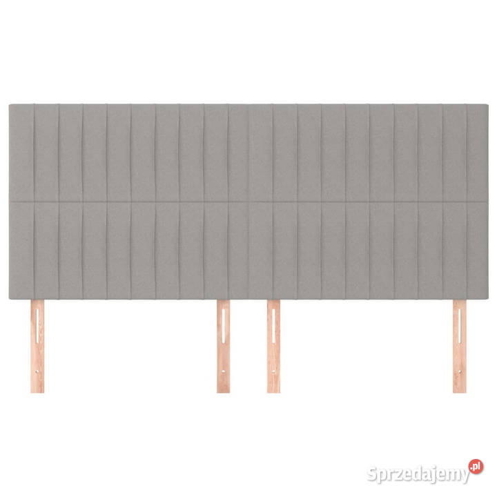Zagłówki do łóżka 4 jasnoszary 80x5x7888 tkanina Warszawa