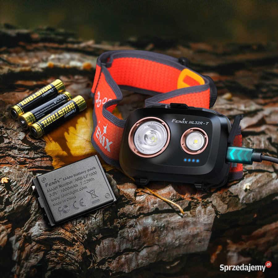 Latarka czołowa Fenix HL32RT czarna mazowieckie
