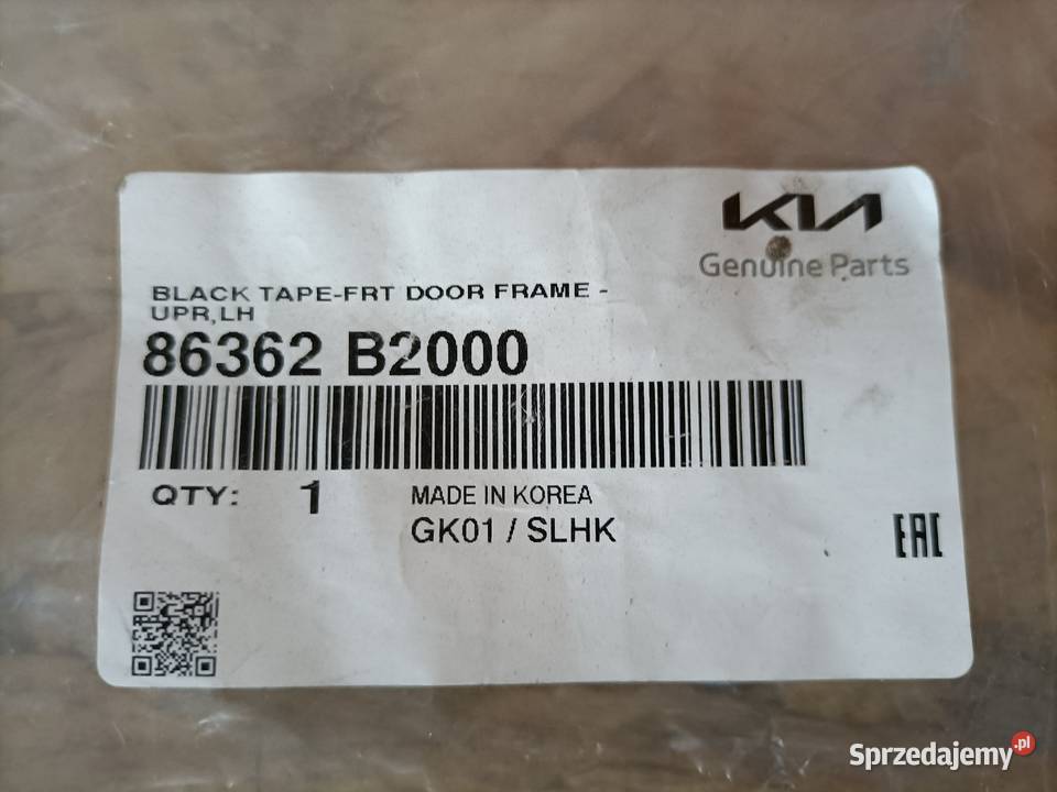 KIA SOUL 14 TAŚMA FOLIA OKLEINA SŁUPKA DRZWI Pleszew