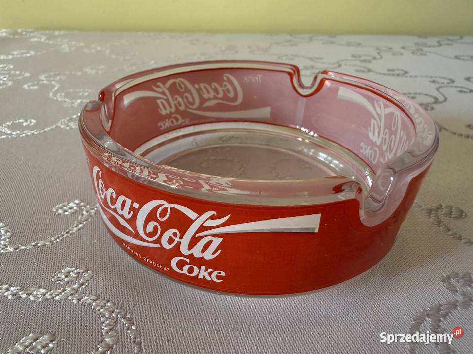 Popielniczka CocaCola Coke Vintage Szklana Lata Pozostałe Czerwionka-Leszczyny sprzedam