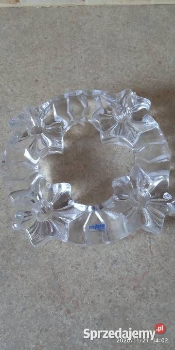 vintage świecznik Nybro Nowy Targ