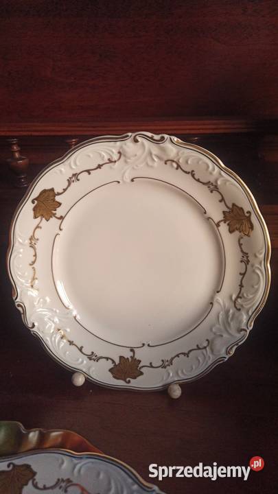 Talerzyk deserowy zloty liść KPMGermany Gdańsk