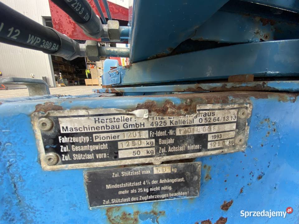 Winda dekarska Emminghaus Pionier 1201 wciągarka Ślesin