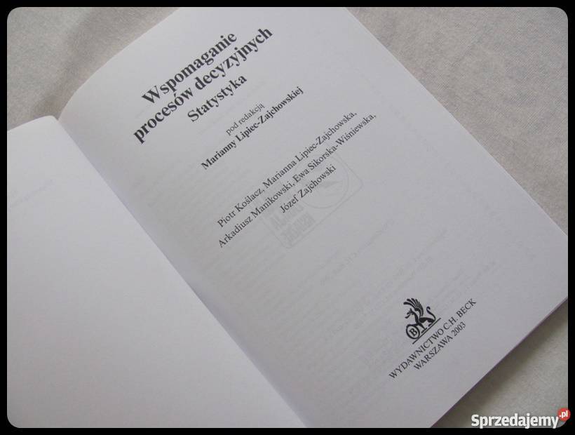 Wspomaganie procesów decyzyjnych t I statystyka Płock