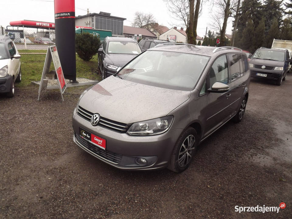 Volkswagen Touran AUTOMAT DSG 7BIEGOWY II lakier metallic lubelskie Janów Lubelski