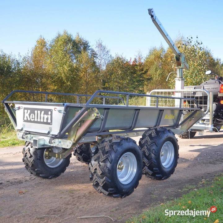 Przyczepa leśna ATV z wywrotem Krosno