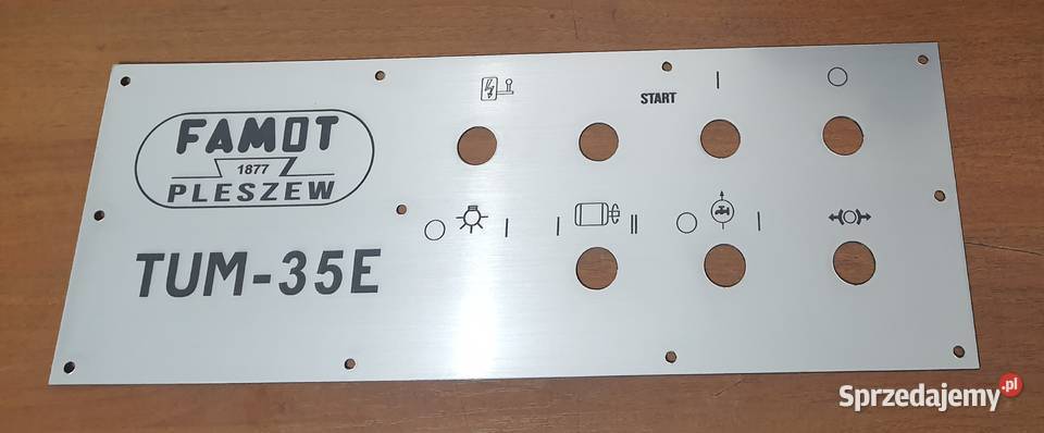 Tokarka TUM35 E Tabliczka Sterowanie Zelów