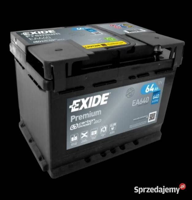 Akumulator Exide Premium 64Ah 640A EN PRAWY PLUS Wałbrzych