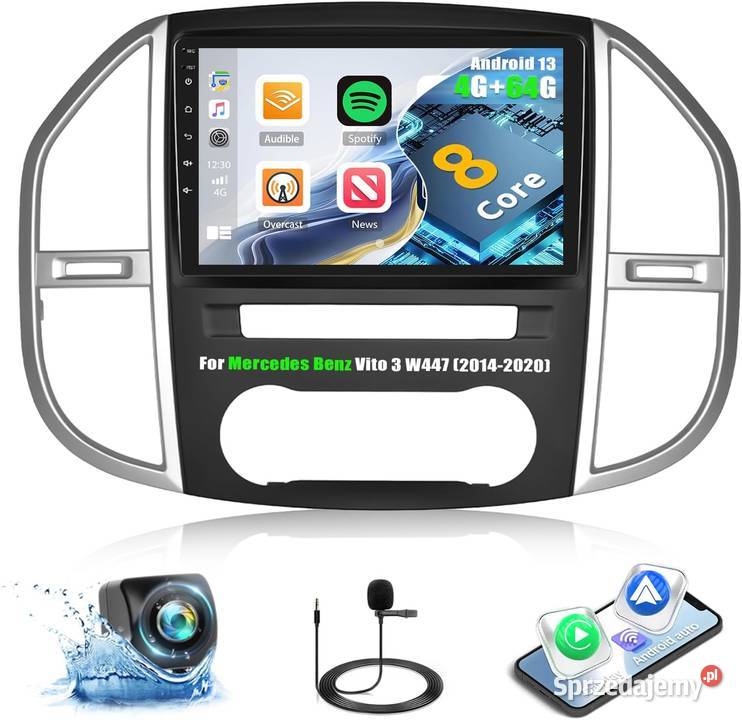 Radio Coche CAMECHO Android 13 10 8Core Carplay Rzeszów