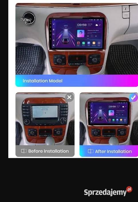 Radio Android 13 Mercedes SClass W220 wifi gps Ożarowice