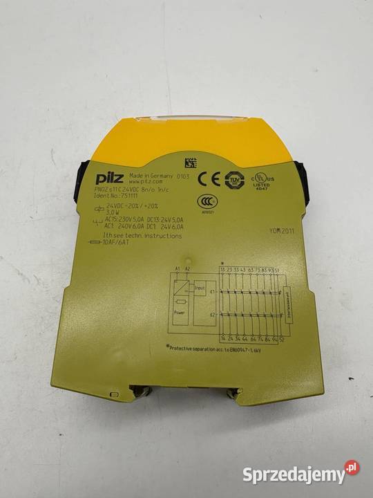 Pilz PNOZ s11 24VDC 8no 1nc Warszawa sprzedam