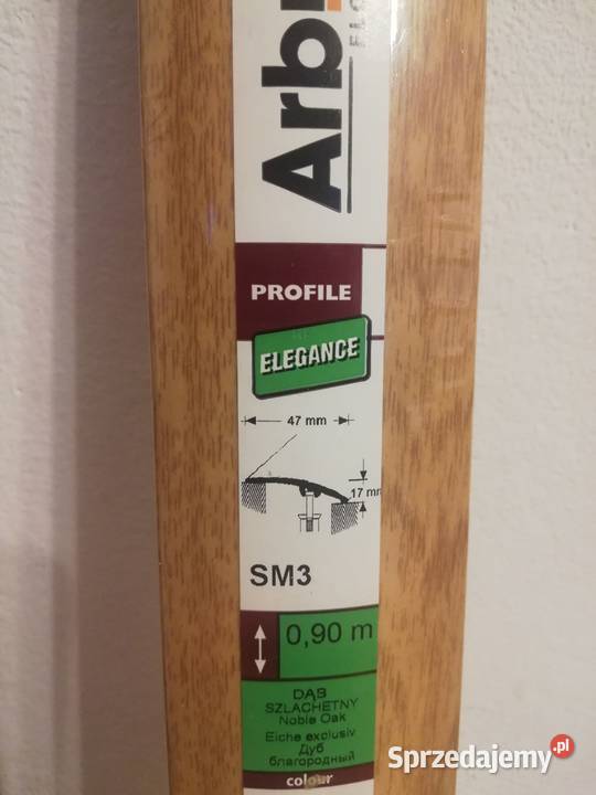 Listwa przypodłogowa aluminiowa kolor Dąb Warszawa