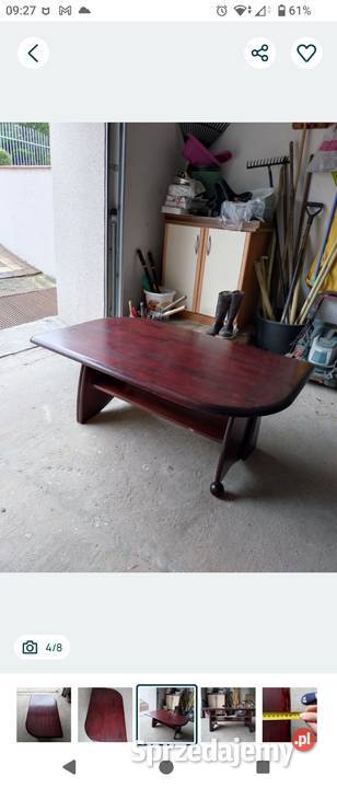 Stolik kawowy mahoń Łomianki Dolne