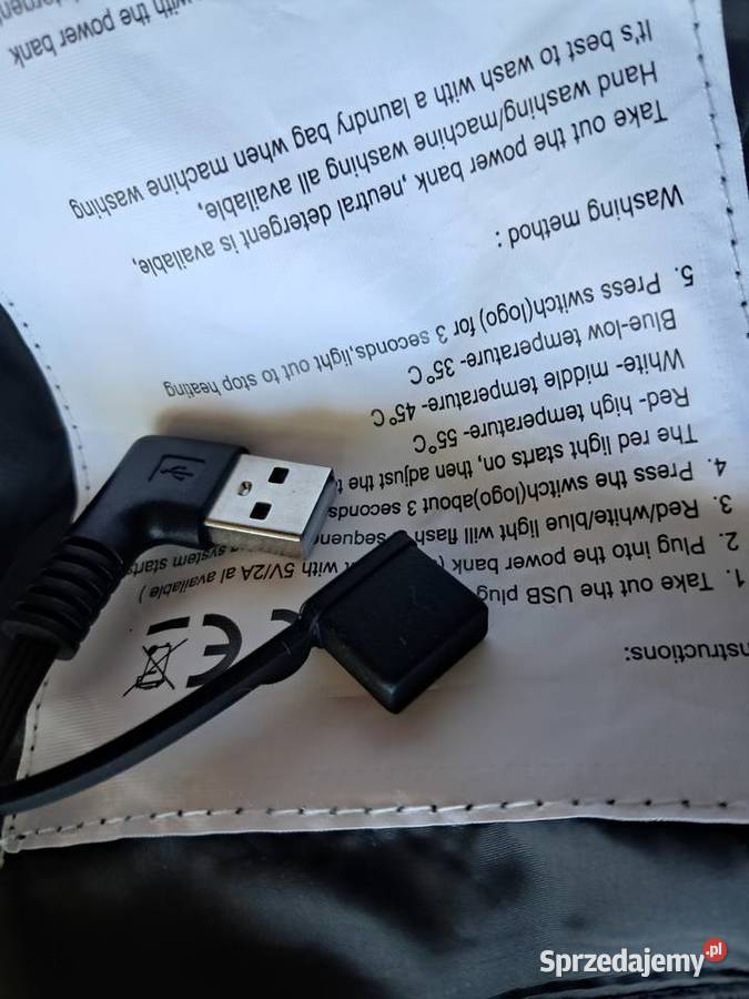 nowy bezrękawnik z funkcją ogrzewania z metki świętokrzyskie Sandomierz