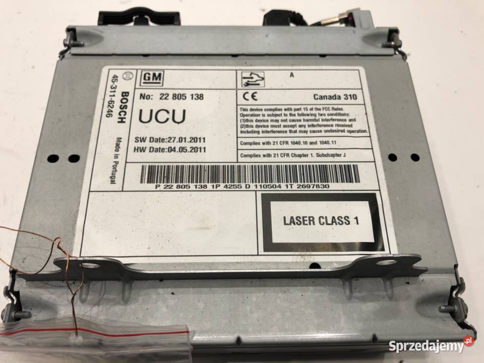 RADIO CHEVROLET ORLANDO 22805138 ODTWARZACZ sprzedam