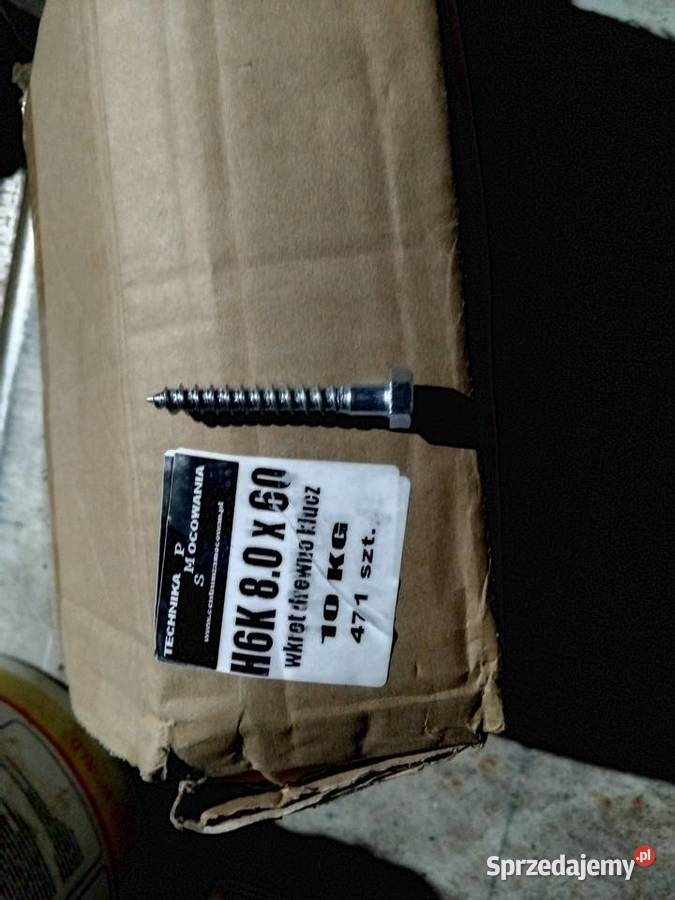 wkręt śruba drewno klucz 13 koszulki Pozostałe Gostkowo