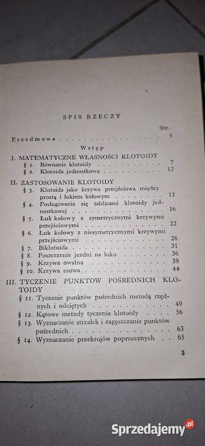 Trzecie wydanie Tablice do tyczenia krzywych Łęczyca